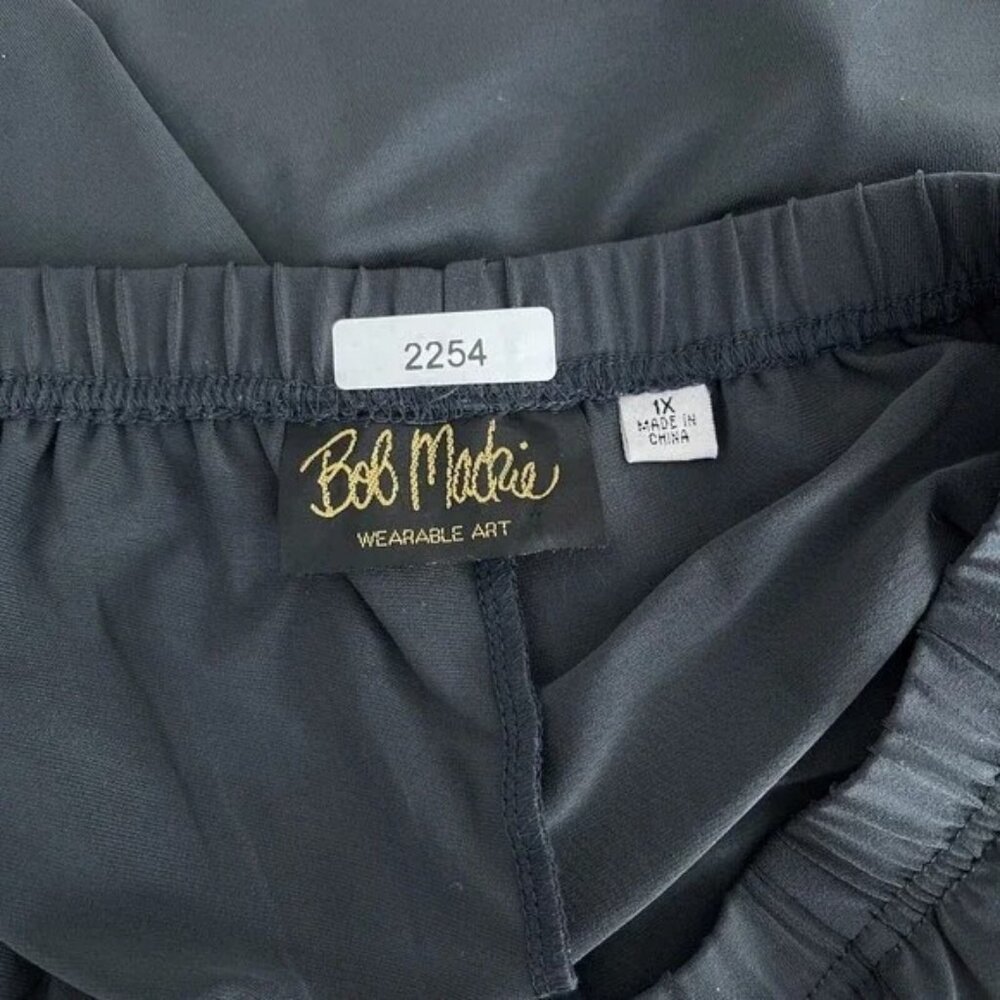 REPOSH - Bob Mackie Pants Women High Waist Wide Leg - 1X - Picture 10 of 10